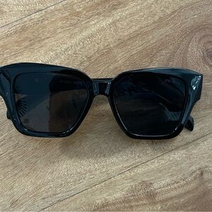 Prada Glossy Black Square Sunglasses